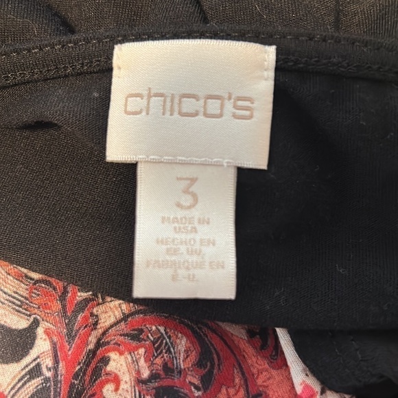 Gorgeous Chico's Top Size 3 - Picture 7 of 8